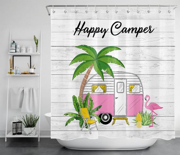shower curtains happy camper curtain, rustic trailer with tropical palm tree flamingo waterproof fabric bathroom decor hooks
shower curtains happy camper curtain, rustic trailer with tropical palm tree flamingo waterproof fabric bathroom decor hooks
