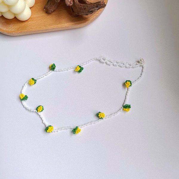 chokers origin summer trendy double-layer yellow flower necklace for women girls simulation pearl beaded jewelry, Golden;silver
chokers origin summer trendy double-layer yellow flower necklace for women girls simulation pearl beaded jewelry, Golden;silver