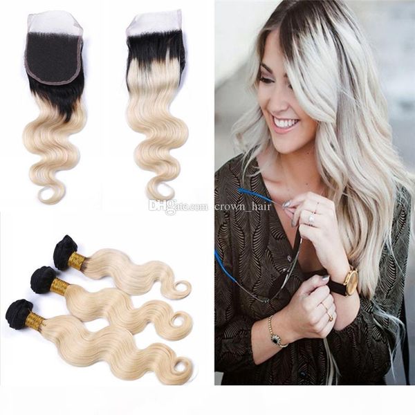 dark roots 1b 613 ombre hair 3 bundles with lace closure lace closure 4x4 with ombre hair weaves 4pcs lot, Black
dark roots 1b 613 ombre hair 3 bundles with lace closure lace closure 4x4 with ombre hair weaves 4pcs lot, Black