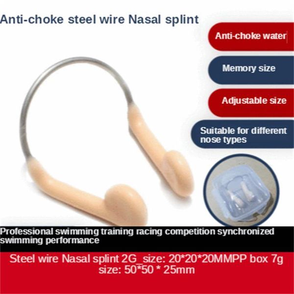nose clip wire anti-choking professional swimming anti-dropping waterproof for athletes competition
nose clip wire anti-choking professional swimming anti-dropping waterproof for athletes competition