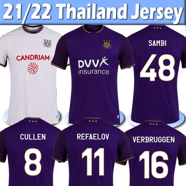2021 2022 rsc anderlecht soccer jerseys 21/22 camiseta de fútbol kompany hoedt cullen verbruggen v.crombrugge delcroix refaelov sambi versch, Black;yellow
2021 2022 rsc anderlecht soccer jerseys 21/22 camiseta de fútbol kompany hoedt cullen verbruggen v.crombrugge delcroix refaelov sambi versch, Black;yellow