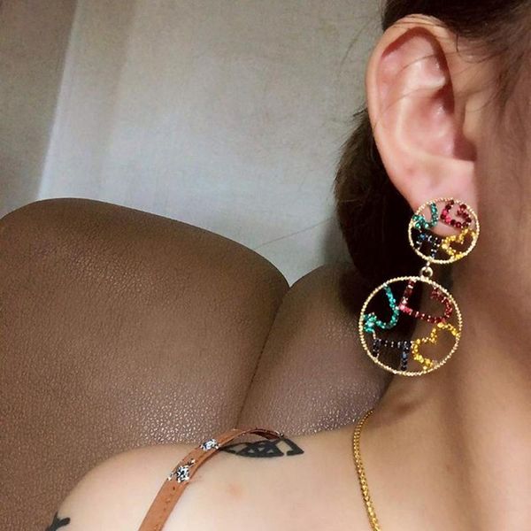 dangle & chandelier fashion exaggerated multicolor crystal single temperament earrings for women jewelry, Silver
dangle & chandelier fashion exaggerated multicolor crystal single temperament earrings for women jewelry, Silver