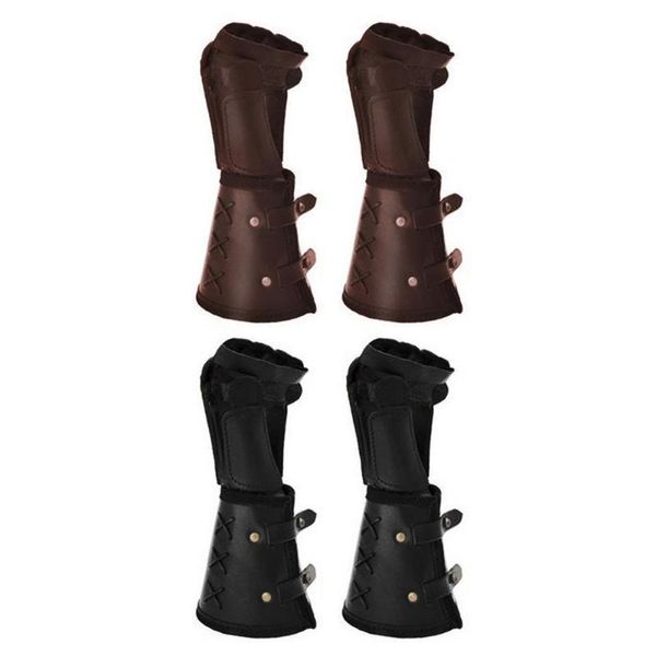 elbow & knee pads medieval steampunk men's arm gloves retro gauntlet wristband vambrace cuff armor warmers sporthorloge, Black;gray
elbow & knee pads medieval steampunk men's arm gloves retro gauntlet wristband vambrace cuff armor warmers sporthorloge, Black;gray