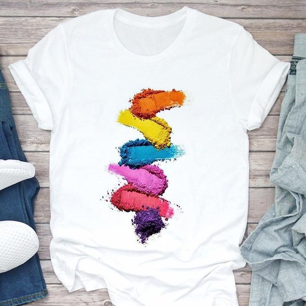 women t shirt 3d make up color graphic fashion cute printed female tshirt white 0-neck harajuku summer ladies clothes t-shirt
women t shirt 3d make up color graphic fashion cute printed female tshirt white 0-neck harajuku summer ladies clothes t-shirt