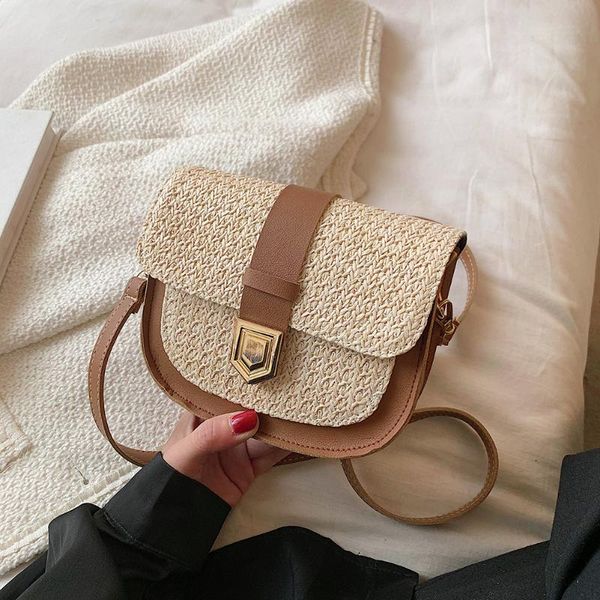 evening bags handmade shoulder bag summer casual fashion women woven splicing mini flap saddle crossbody semicircle handbag
evening bags handmade shoulder bag summer casual fashion women woven splicing mini flap saddle crossbody semicircle handbag
