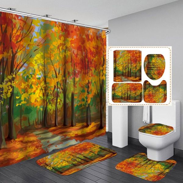 shower curtains curtain mat 4pcs set anti-slip rug mats lid toilet cover bathing carpet 3d maple trees waterproof polyester mouldproof
shower curtains curtain mat 4pcs set anti-slip rug mats lid toilet cover bathing carpet 3d maple trees waterproof polyester mouldproof
