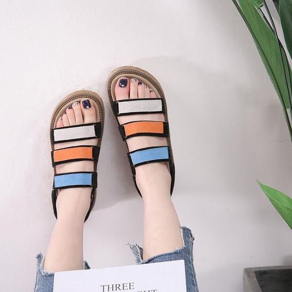 sandals summer women flat buckle strap ladies slides comfortable home beach slip on wedges shoes woman plus female slippers, Black
sandals summer women flat buckle strap ladies slides comfortable home beach slip on wedges shoes woman plus female slippers, Black