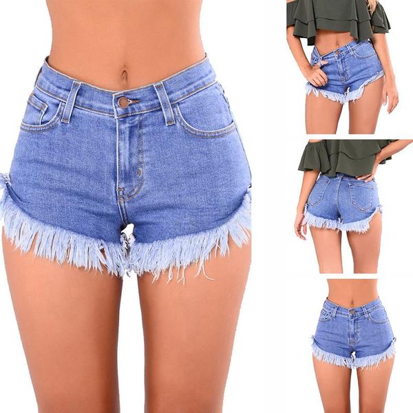women's jeans ladies denim shorts female college student high waist casual 6xl xl ripped pants, Blue
women's jeans ladies denim shorts female college student high waist casual 6xl xl ripped pants, Blue