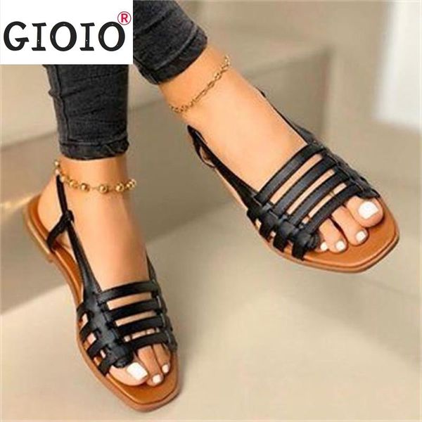 sandals women's 2021 summer shoes roman fish mouth female style braided open-toed hollow flat, Black
sandals women's 2021 summer shoes roman fish mouth female style braided open-toed hollow flat, Black