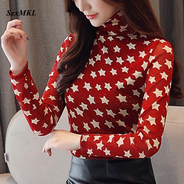 women's blouses & shirts blusas mujer de moda 2021 women blouse casual long sleeve star print office ladies winter korean camisa femin, White
women's blouses & shirts blusas mujer de moda 2021 women blouse casual long sleeve star print office ladies winter korean camisa femin, White