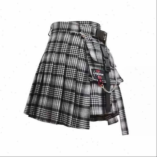 2021 new fashion autumn spring plaid grid pocket black and white women woman girl korea harajuku mini skirt
2021 new fashion autumn spring plaid grid pocket black and white women woman girl korea harajuku mini skirt