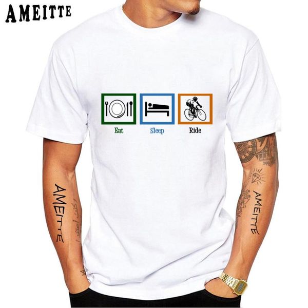 men's t-shirts cycling bicycle eat sleep repeat retro t-shirt summer short sleeve bike sport lover boy casual hip hop white tees, White;black
men's t-shirts cycling bicycle eat sleep repeat retro t-shirt summer short sleeve bike sport lover boy casual hip hop white tees, White;black