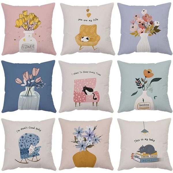 cushion/decorative pillow nordic ins floral throw pillowcases home decor cartoon animal cat printed soft plush cushion cover for sofa bed ro
cushion/decorative pillow nordic ins floral throw pillowcases home decor cartoon animal cat printed soft plush cushion cover for sofa bed ro