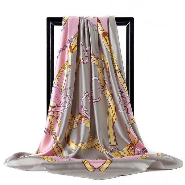 scarves women gift imitation silk all season fashion belt printed office soft square scarf 90x90cm head shawl hijab daily large, Blue;gray
scarves women gift imitation silk all season fashion belt printed office soft square scarf 90x90cm head shawl hijab daily large, Blue;gray