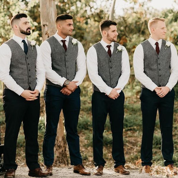 woodland gray groom vests wool herringbone tweed groomsmen vest slim fit mens dress attire suit vest prom, Black
woodland gray groom vests wool herringbone tweed groomsmen vest slim fit mens dress attire suit vest prom, Black