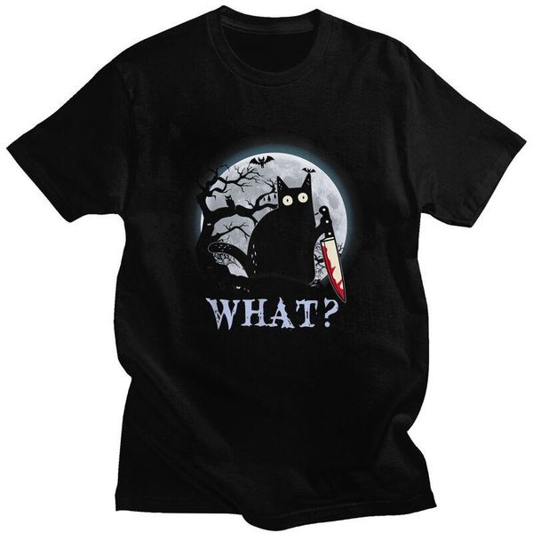 men's t-shirts funny cat what murderous black with knife t shirt men short sleeved halloween casual tee cotton tshirt merch, White;black
men's t-shirts funny cat what murderous black with knife t shirt men short sleeved halloween casual tee cotton tshirt merch, White;black