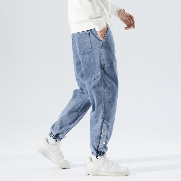 men's jeans jean 2021 jogger harem pant men pants harajuku cargo cotton casual denim hip hop sweatpants male trousers, Blue
men's jeans jean 2021 jogger harem pant men pants harajuku cargo cotton casual denim hip hop sweatpants male trousers, Blue