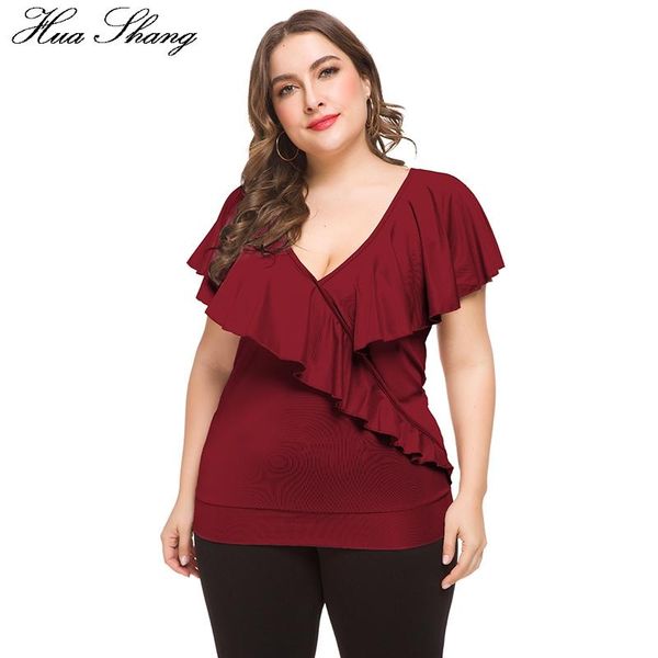 women's blouses & shirts plus size women summer 2021 v neck short sleeve ruffles boho blouse red black ladies tunic blusas femininas, White
women's blouses & shirts plus size women summer 2021 v neck short sleeve ruffles boho blouse red black ladies tunic blusas femininas, White