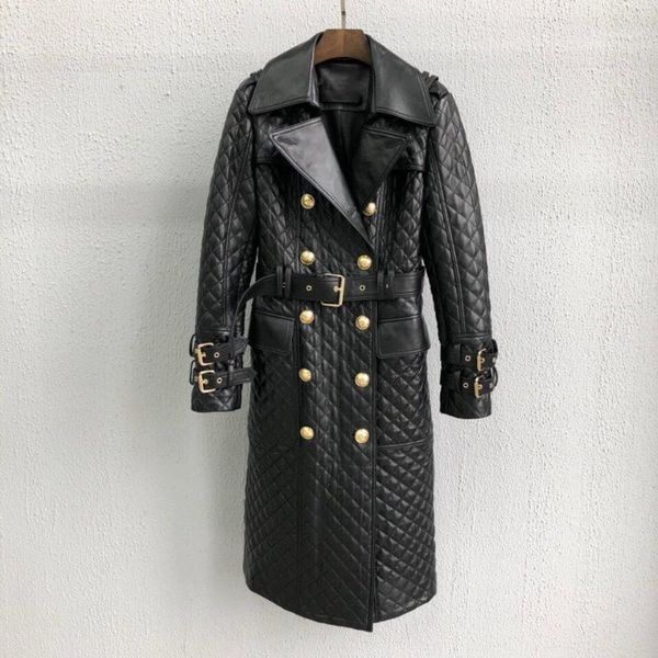 family diamond leather sheep double breasted women's windbreaker coat & faux, Black
family diamond leather sheep double breasted women's windbreaker coat & faux, Black