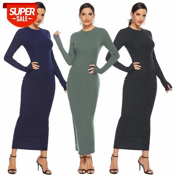 autumn winter skinny maxi dress women o neck long sleeve finger hole women dresses elegant rib knit slim dress robe female #ye2x, White;black
autumn winter skinny maxi dress women o neck long sleeve finger hole women dresses elegant rib knit slim dress robe female #ye2x, White;black