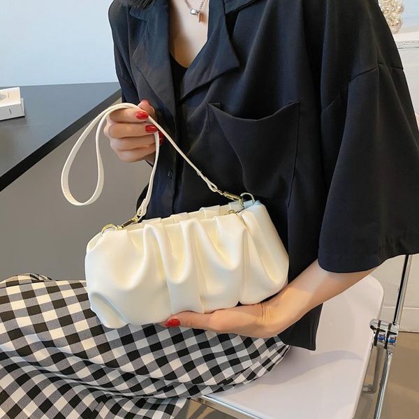 evening bags trendy fashion fold female bag pu leather shoulder crossbody for women 2021 solid temperament clouds handbags tote
evening bags trendy fashion fold female bag pu leather shoulder crossbody for women 2021 solid temperament clouds handbags tote