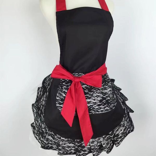 aprons simple style holiday dressing up black lace design apron work clothes kitchen baking cooking accessories
aprons simple style holiday dressing up black lace design apron work clothes kitchen baking cooking accessories