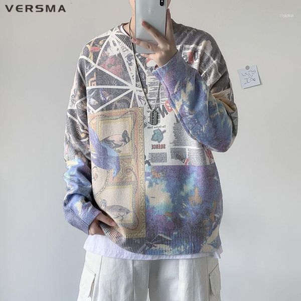 japanese harajuku graffiti print sweater men women pullover kpop streetwear retro knitted drop1, White;black
japanese harajuku graffiti print sweater men women pullover kpop streetwear retro knitted drop1, White;black