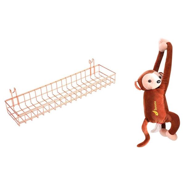 tissue boxes & napkins rose gold grid wall basket wire shelf with creative monkey cartoon cover paper holder napkin box 
tissue boxes & napkins rose gold grid wall basket wire shelf with creative monkey cartoon cover paper holder napkin box