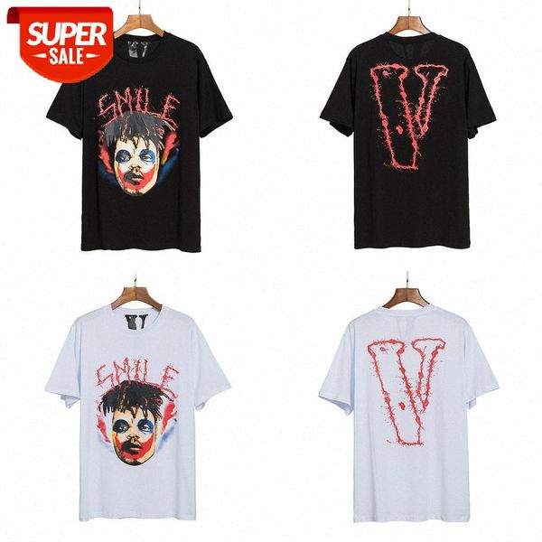 correct clown big v letter loose short-sleeved t-shirt vl male and female couple #n18h, White;black
correct clown big v letter loose short-sleeved t-shirt vl male and female couple #n18h, White;black