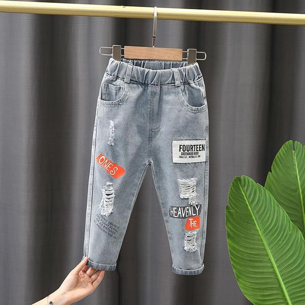 jeans 2-8y spring kids children pants baby boys girls denim trousers infant clothing broken hole clothes, Blue
jeans 2-8y spring kids children pants baby boys girls denim trousers infant clothing broken hole clothes, Blue