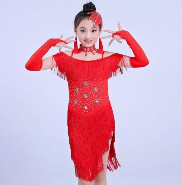 stage wear 1pcs/lot kids latin dance dress girls fringe tassel salsa sequin ballroom performance dancing, Black;red
stage wear 1pcs/lot kids latin dance dress girls fringe tassel salsa sequin ballroom performance dancing, Black;red