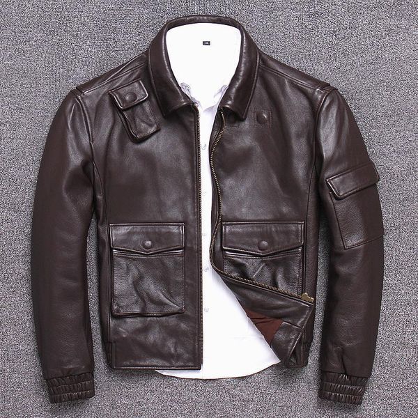 men's leather & faux jacket cowhide short genuine men casual real cow coat soft chaqueta cuero hombre u1832, Black
men's leather & faux jacket cowhide short genuine men casual real cow coat soft chaqueta cuero hombre u1832, Black