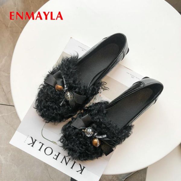 dress shoes enmayla 2021 patent leather casual slip-on square heel luxury fur winter women pumps heels classics 34-42, Black
dress shoes enmayla 2021 patent leather casual slip-on square heel luxury fur winter women pumps heels classics 34-42, Black