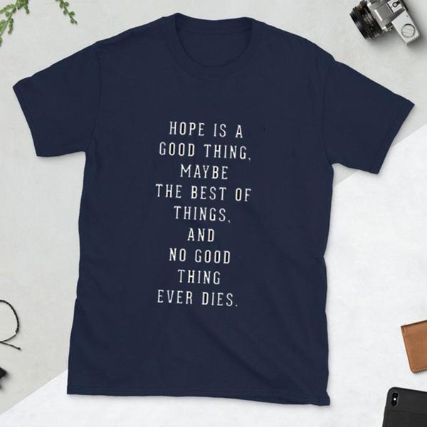 women's t-shirt the shawshank redemption casual crew neck short sleeve, White
women's t-shirt the shawshank redemption casual crew neck short sleeve, White