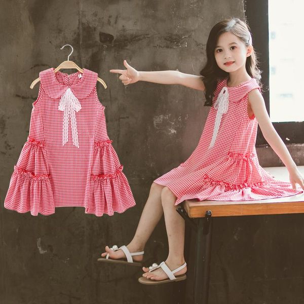 teenage girl dresses cotton plaid spring summer bowknot children dress baby girls clothes fashion sweet kids dresses for girls, Red;yellow
teenage girl dresses cotton plaid spring summer bowknot children dress baby girls clothes fashion sweet kids dresses for girls, Red;yellow