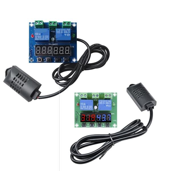 smart home control dc 12v xh-m452 dual led digital thermostat temperature humidity thermometer hygrometer controller module
smart home control dc 12v xh-m452 dual led digital thermostat temperature humidity thermometer hygrometer controller module