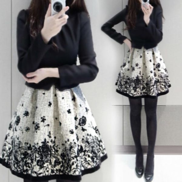 casual dresses womens floral print elegant ladies long sleeve party dress women ball gown knee length two piece fall, Black;gray
casual dresses womens floral print elegant ladies long sleeve party dress women ball gown knee length two piece fall, Black;gray