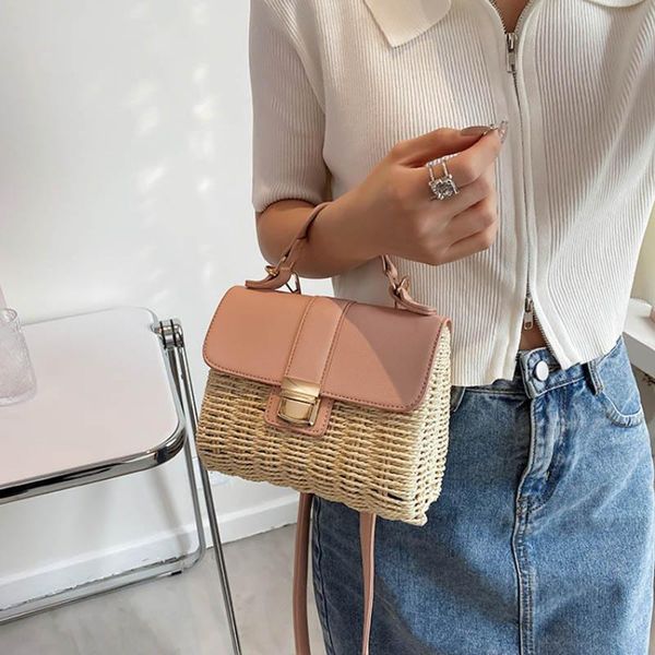 evening bags summer bech woven square tote bag straw handbag bohemian travel shoulder messenger phone purses for women
evening bags summer bech woven square tote bag straw handbag bohemian travel shoulder messenger phone purses for women