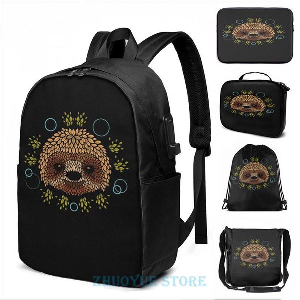 backpack funny graphic print sloth face usb charge men school bags women bag travel laptop
backpack funny graphic print sloth face usb charge men school bags women bag travel laptop