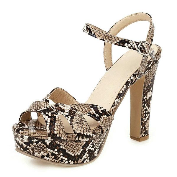dress shoes 2021 women platform snake print high heel sandals ladies summer open toe ankle strap party white red brown, Black
dress shoes 2021 women platform snake print high heel sandals ladies summer open toe ankle strap party white red brown, Black
