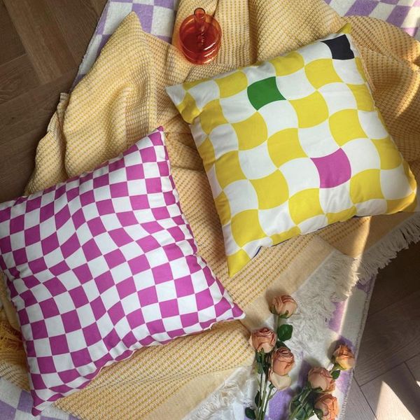 cushion/decorative pillow dunxdeco fashion check cushion cover decorative case modern green checkboard purple short brush sofa chair coussin
cushion/decorative pillow dunxdeco fashion check cushion cover decorative case modern green checkboard purple short brush sofa chair coussin