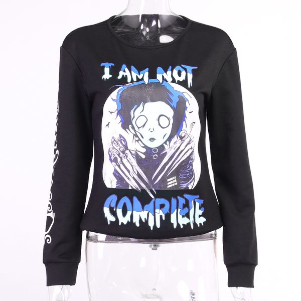 harajuku slim cartoons print long sleeve tshirt women gothic dark o neck bodycon casual halloween party pullover, White
harajuku slim cartoons print long sleeve tshirt women gothic dark o neck bodycon casual halloween party pullover, White