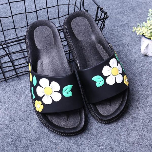 slippers women summer beach shoes flower flip flops fashion platform sandals women's non-slip size 36-40, Black
slippers women summer beach shoes flower flip flops fashion platform sandals women's non-slip size 36-40, Black