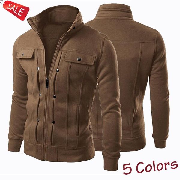 men's jackets fashion for casual sports warm sweatshirts men zip button jacket long sleeve cardigans, Black;brown
men's jackets fashion for casual sports warm sweatshirts men zip button jacket long sleeve cardigans, Black;brown