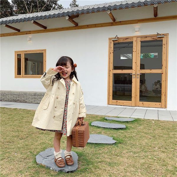 coat girls baby's windbreaker jacket outwear 2021 lasted spring autumn overcoat school sport cardigan children's clothing, Blue;gray 
coat girls baby's windbreaker jacket outwear 2021 lasted spring autumn overcoat school sport cardigan children's clothing, Blue;gray