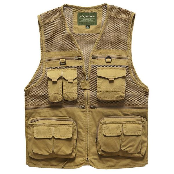 men's vests summer vest men casual multi-pockets mesh breathable outdoor travel pography fishing tactical v-neck thin waistcoat male, Black;white
men's vests summer vest men casual multi-pockets mesh breathable outdoor travel pography fishing tactical v-neck thin waistcoat male, Black;white