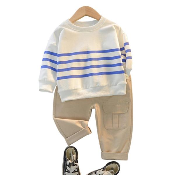 clothing sets children clothes striped tracksuits for boys sweatshirt + pants set casual style children's tracksuit, White
clothing sets children clothes striped tracksuits for boys sweatshirt + pants set casual style children's tracksuit, White