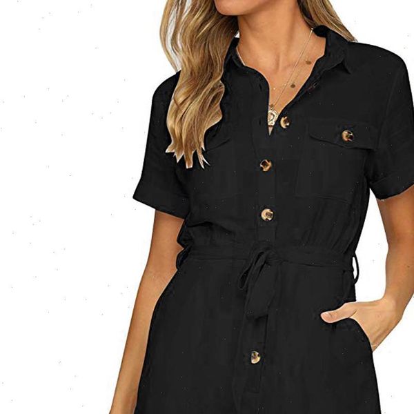 combishort femme 2021 bodysuit women casual button down cuffed short sleeve casual boho playsuit jumpsuit womens rompers 45, Black;white
combishort femme 2021 bodysuit women casual button down cuffed short sleeve casual boho playsuit jumpsuit womens rompers 45, Black;white