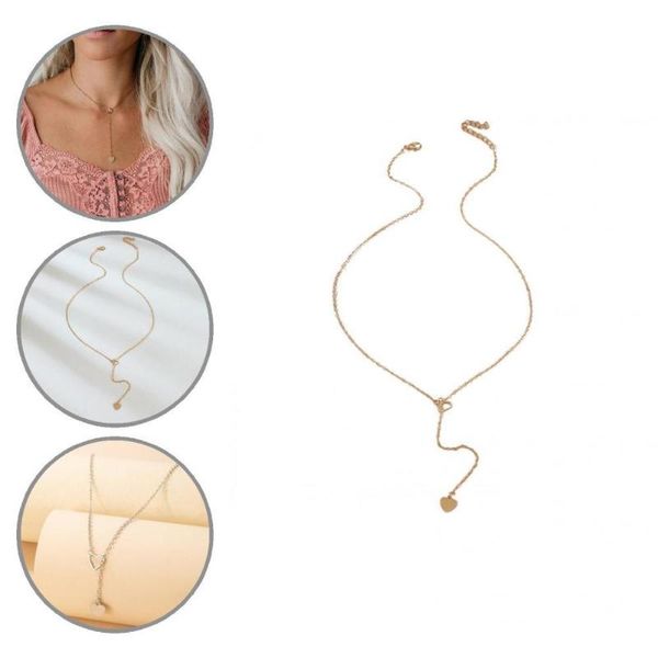 chokers women necklace heart pendant sturdy stylish hollow thin adjustable chain for anniversary, Golden;silver
chokers women necklace heart pendant sturdy stylish hollow thin adjustable chain for anniversary, Golden;silver
