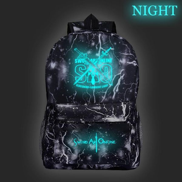backpack beautiful sword art online luminous students boys girls book rucksack fashion pattern back to school gift mochila
backpack beautiful sword art online luminous students boys girls book rucksack fashion pattern back to school gift mochila